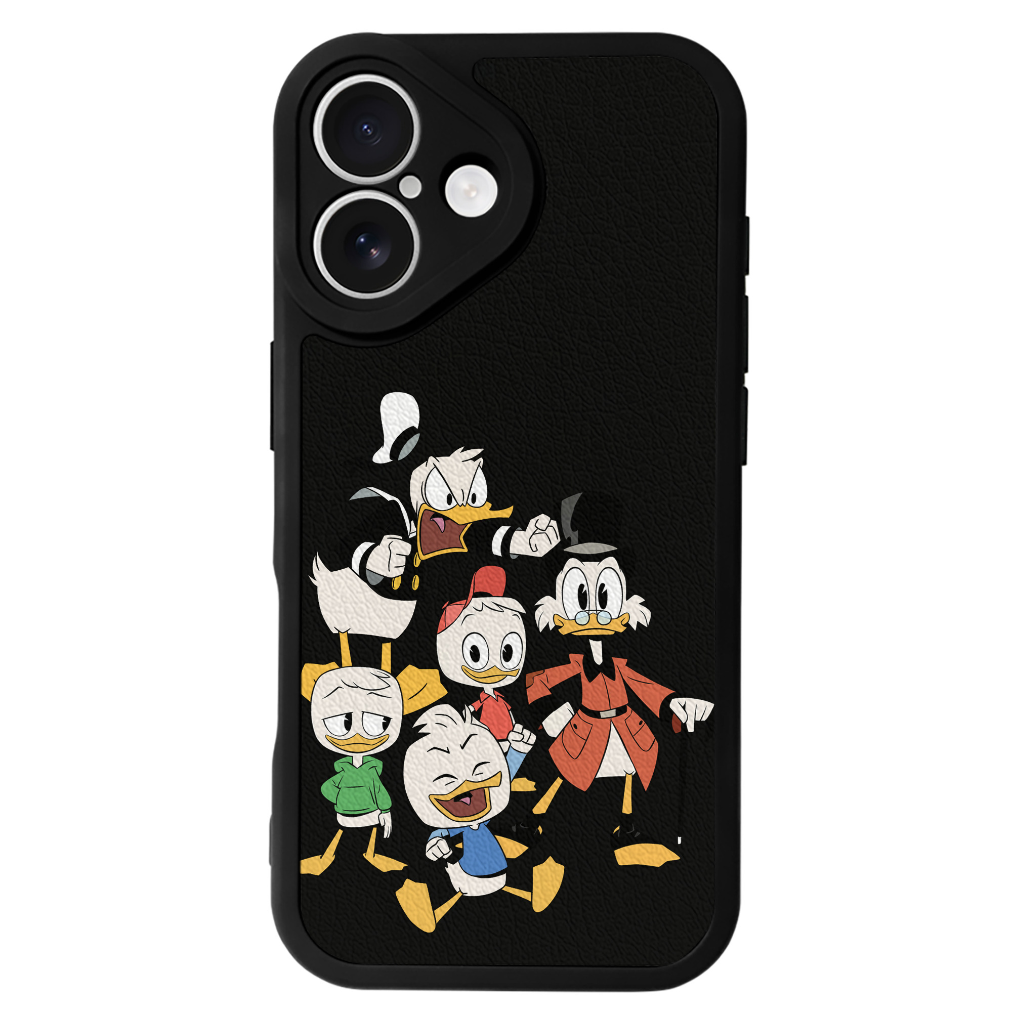 （画像用） ミッキーマウス Mickey Mouse 【iPhone 16シリーズ対応】シリコンスマホケース（レザー調） 材質：シリコン